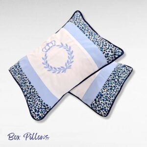 Box Pillow Covers each