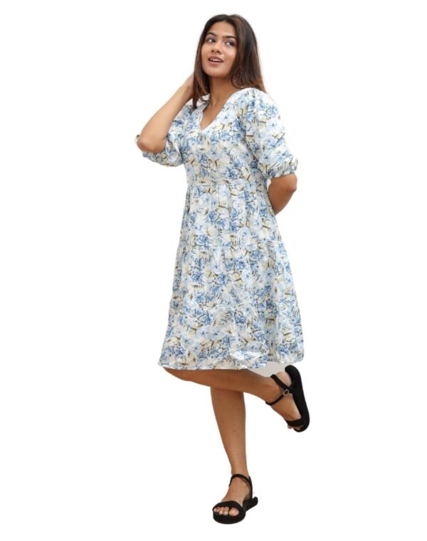 Women's Printed Casual Dress - Image 3