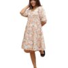 Women's Printed Casual Dress - Image 3
