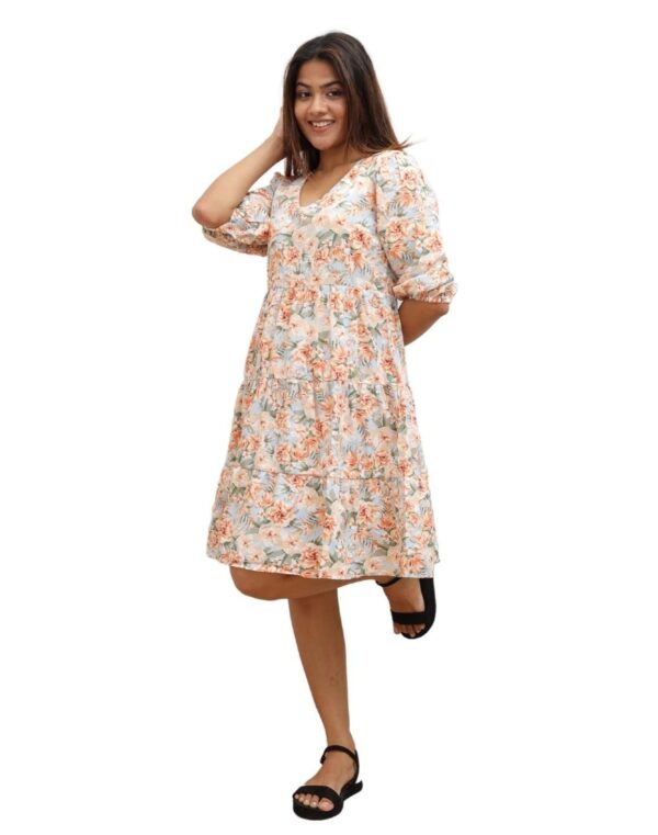 Women's Printed Casual Dress - Image 3