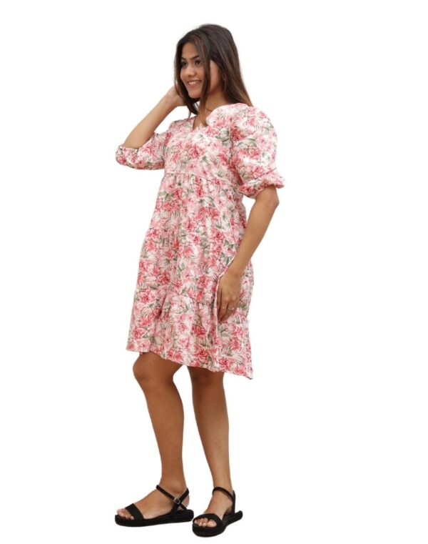 Women's Printed Casual Dress - Image 3