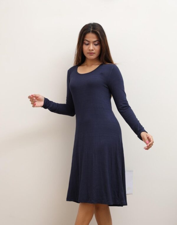 Women's Plain Casual Dress - Image 3