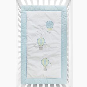 Baby Comforter Quilt – Up, Up & Away Theme