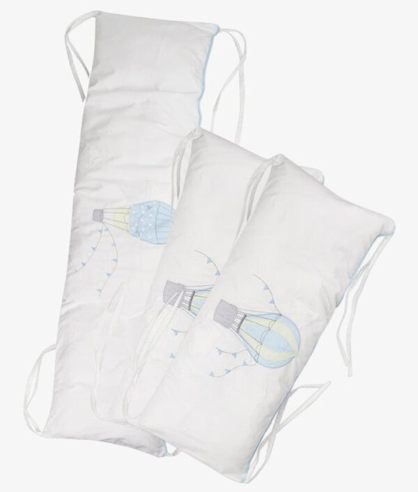 Baby Cot Bumpers – Up, Up & Away Theme - Image 2