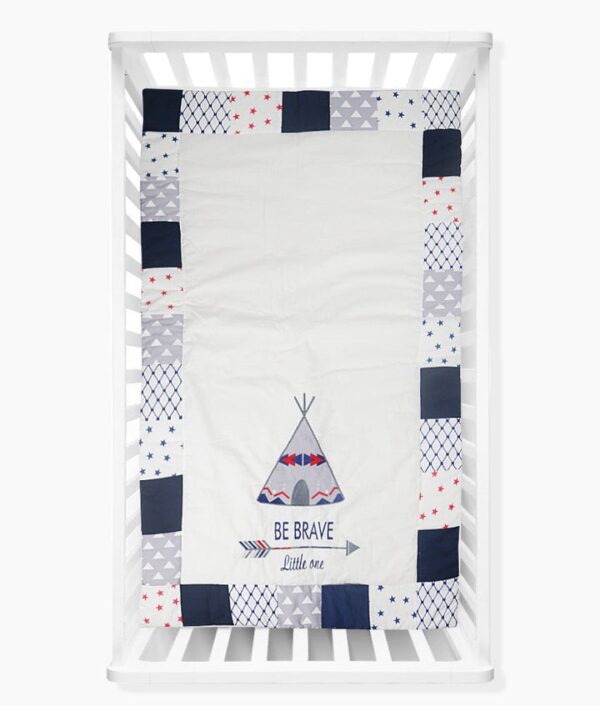 BABY COMFORTER QUILT – BE BRAVE THEME