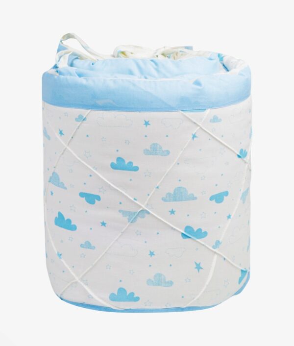 Cot Bumpers – Blue Cloud Theme