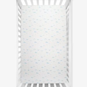 Baby Cot Sheet – Blue Cloud Theme