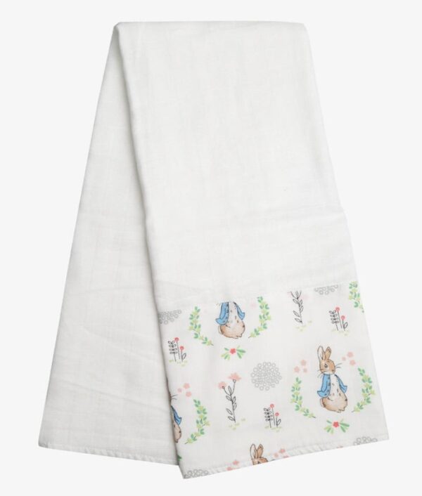 Baby Bath Towel – Peter Rabbit Theme - Image 2
