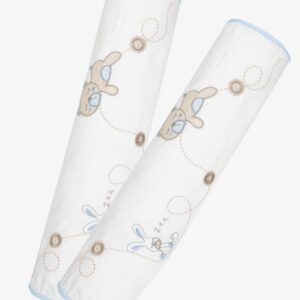 Baby Bolster Pillow Cover – Blue Bear Theme