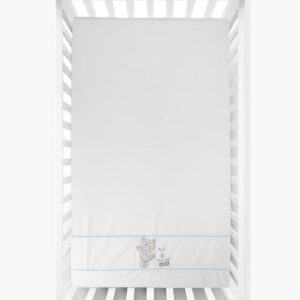 Baby Cot Sheet – Blue Bear Theme