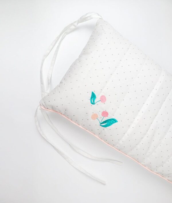 Baby Cot Bumpers – Cherry Theme - Image 2