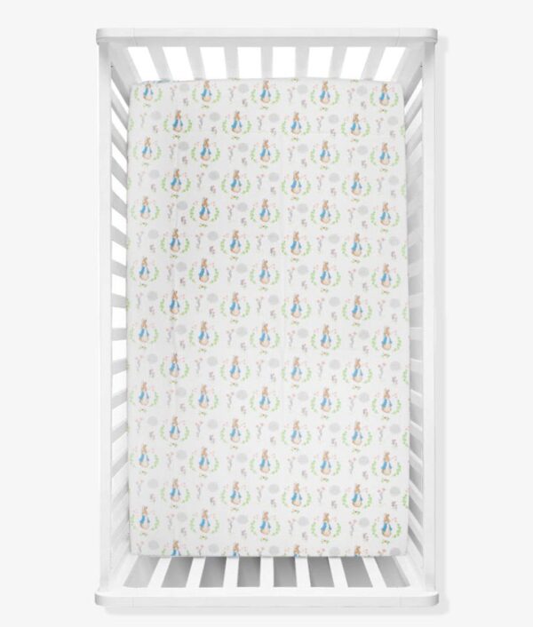 Baby Cot Sheet – Peter Rabbit Theme - Image 3