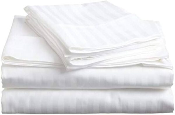 Egyptian Cotton Striped Bedsheet - Image 5