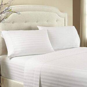 Egyptian Cotton Striped Bedsheet