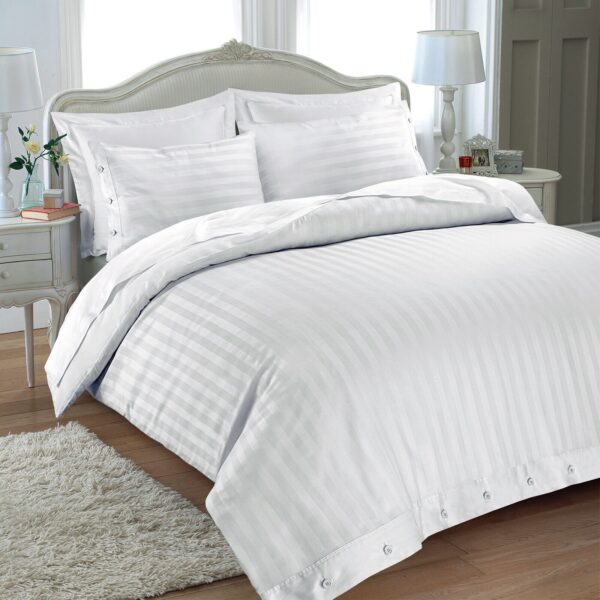 Egyptian Cotton Striped Bedsheet - Image 2