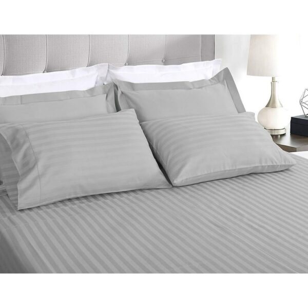 Egyptian Cotton Striped Bedsheet - Image 3