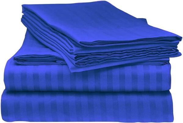 Egyptian Cotton Striped Bedsheet - Image 4