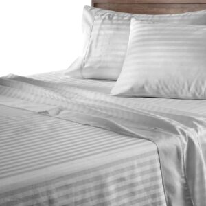 Egyptian Cotton Striped Bedsheet