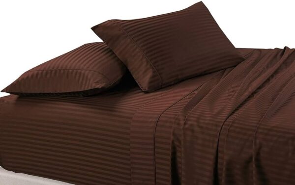 Egyptian Cotton Striped Bedsheet - Image 3