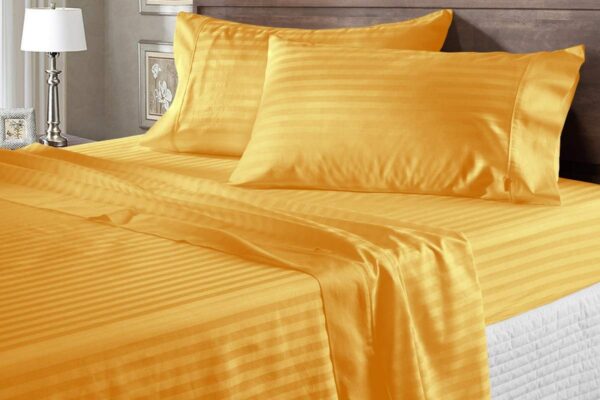 Egyptian Cotton Striped Bedsheet - Image 4