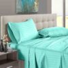 Egyptian Cotton Striped Bedsheet - Image 2
