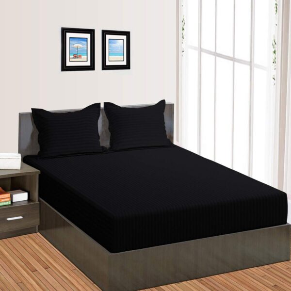 Egyptian Cotton Striped Bedsheet - Image 5
