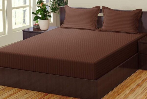 Egyptian Cotton Striped Bedsheet - Image 4