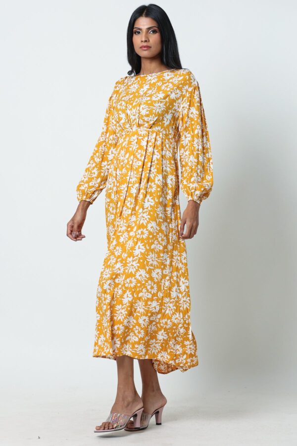 Hada Women's Long Sleeve Printed Casual Dress - Image 3