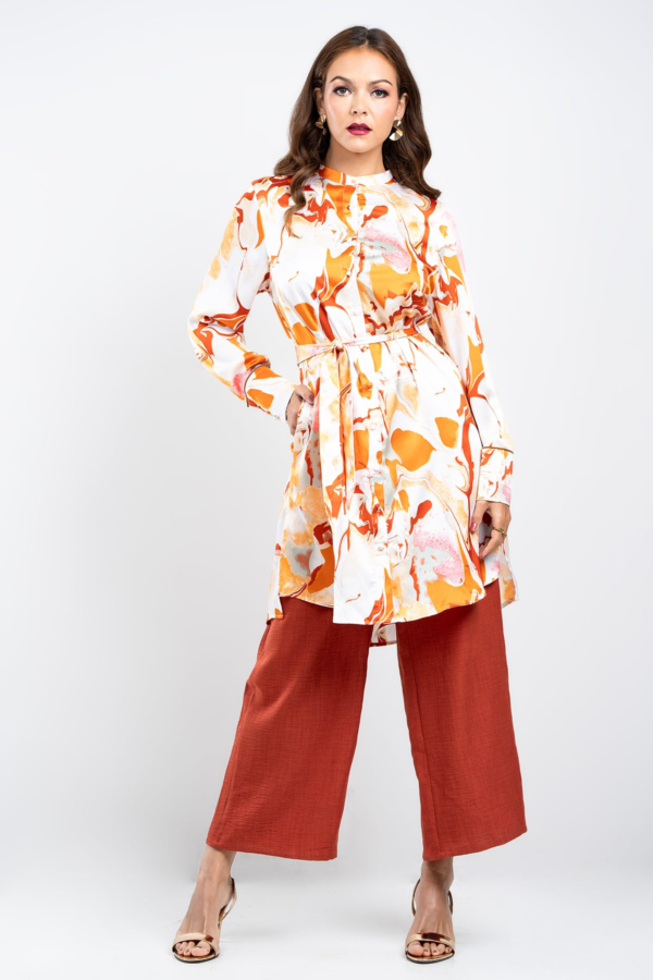 Hada Women's Long Sleeve Printed Casual Top - Image 3