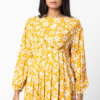 Hada Women's Long Sleeve Printed Casual Dress - Image 2