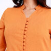 Button Down Kurtha with Mandarin Collar - Image 7
