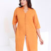 Button Down Kurtha with Mandarin Collar - Image 6