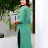 Round Neck Kurtha with Embroidery - Image 4