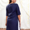 Round Neck Kurtha with Embroidery - Image 11