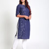 Round Neck Kurtha with Embroidery - Image 9