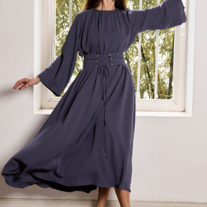Hada Exclusive Women's Long Sleeve Party Dress