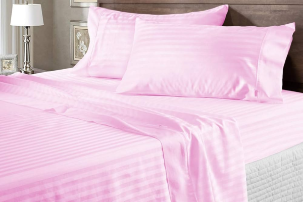 Egyptian Cotton Striped Bedsheet - Image 3