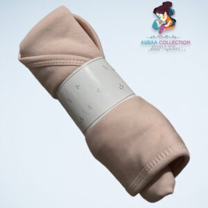 Baby Hooded Blanket - Peach