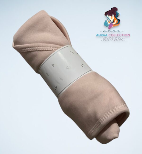 Baby Hooded Blanket - Peach